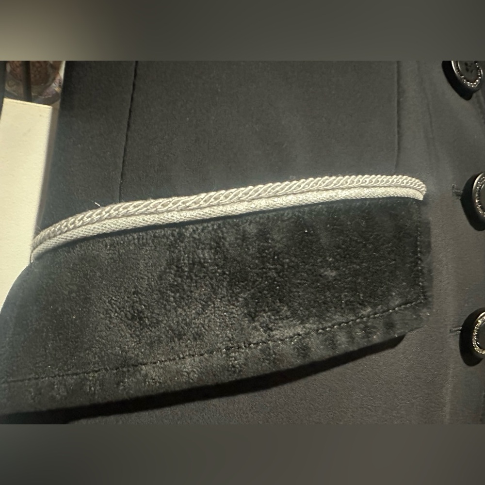 EQUILINE Gait Equestrian Riding Jacket Show Coat, Custom, Black, Sz 2, Perfect! - Picture 9 of 16